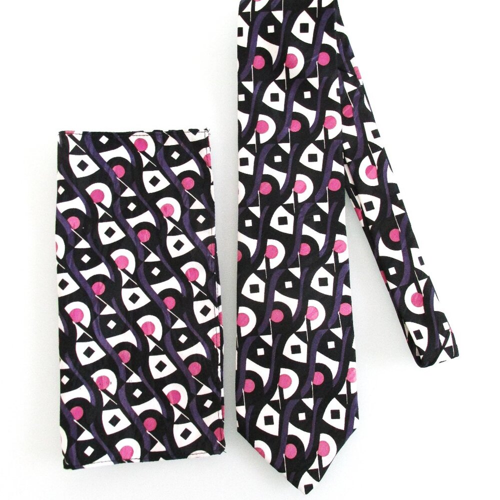 Alberto Zerra Men's Tie & Pocket Square Set